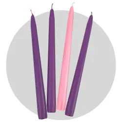 Advent Taper Candles