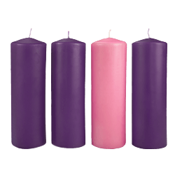 Advent Pillar Candles