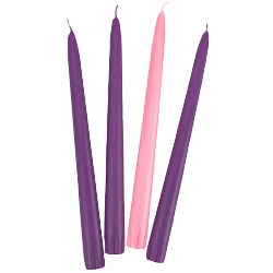 Advent Taper Candles