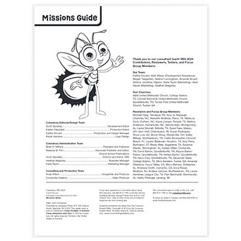 Camp Firelight VBS Missions Guide