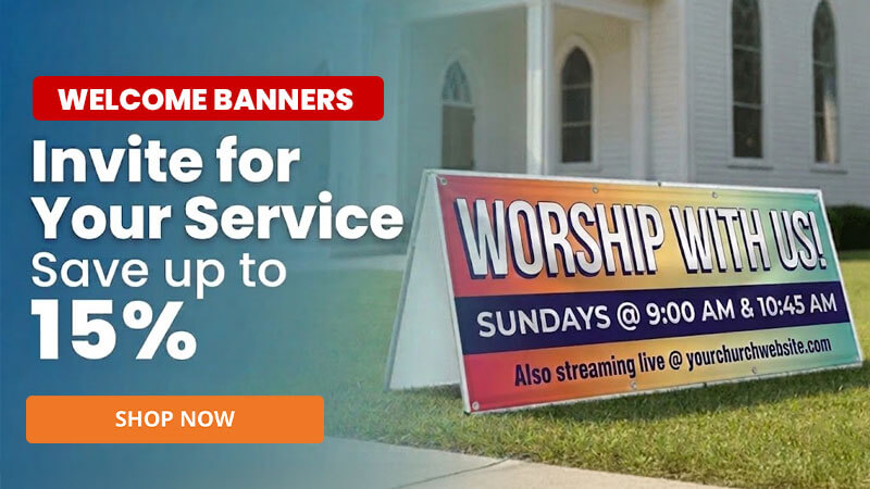Welcome Church Banners