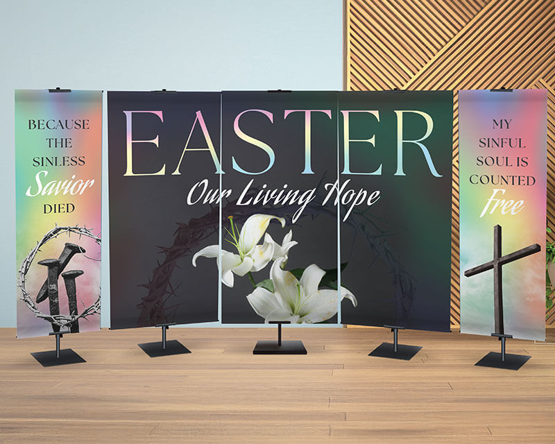 Easter Triptych Banner Series