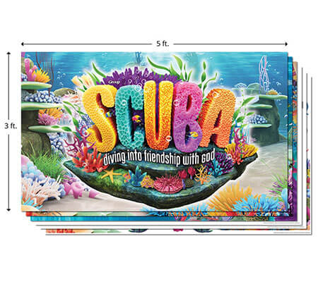 Scuba Giant Decorating Posters
