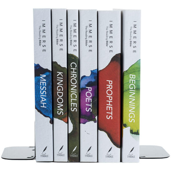 Bookshelf of Immerce Reading Bibles