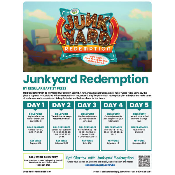 Junkyard Redemption VBS Theme Preview