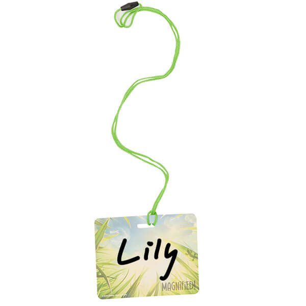 Magnified Name Tags