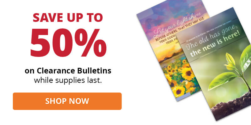 Save up to 50% on Clearance Bulletins