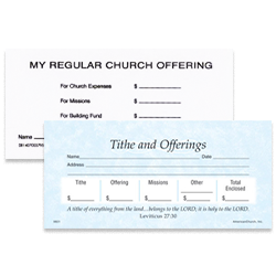 Offering Envelope Categories