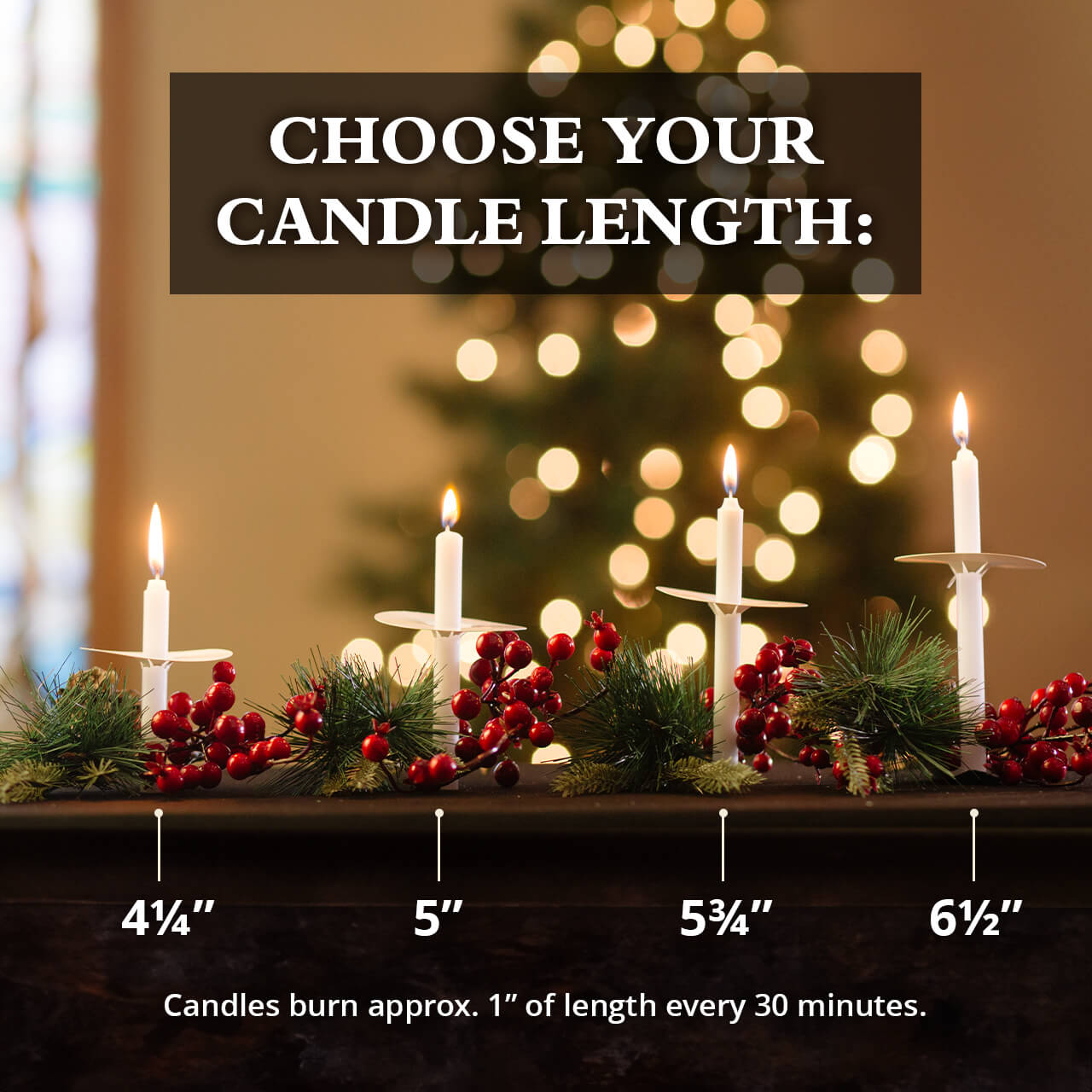 Candlelight Size Comparison