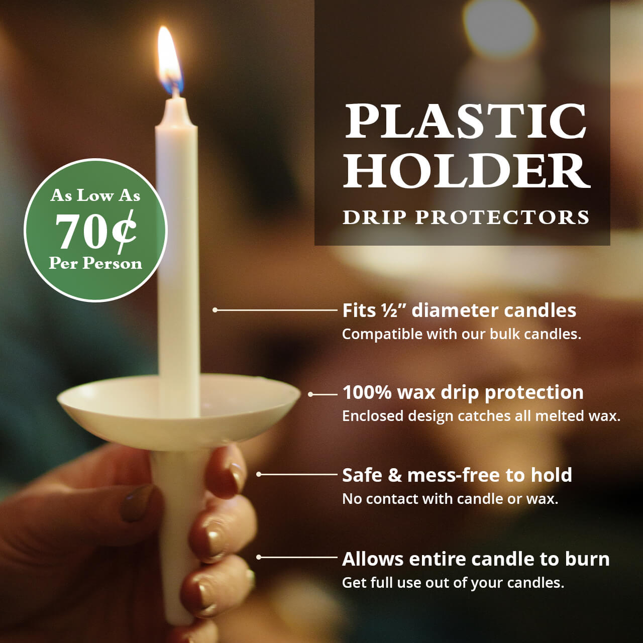 Plastic Holder Drip Protectors
