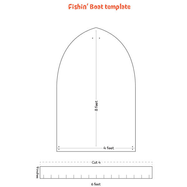 Fishing Boat Template