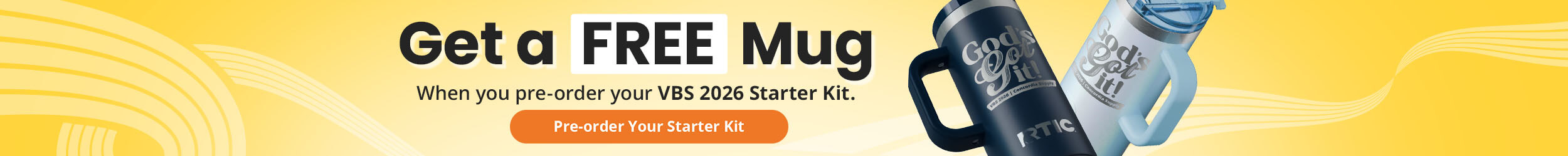Get a FREE Mug when you pre-order your VBS 2026 Starter Kit