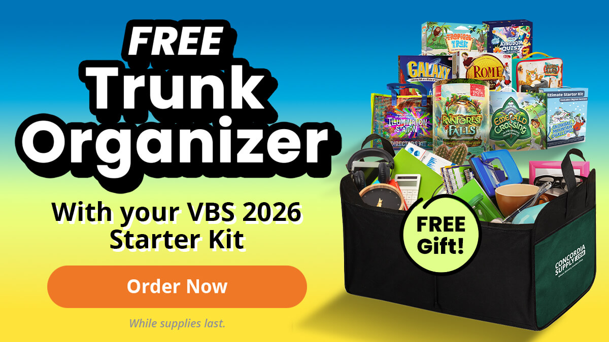 Free Trunk Organizer with your VBS 2026 Starter Kit